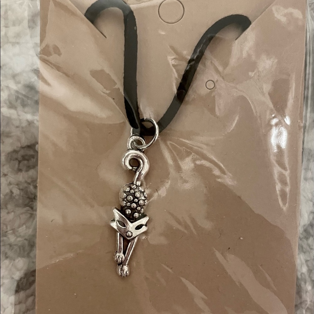Slinking Cat Necklace